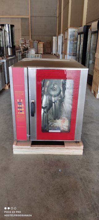 horno de convección a gas de 6 bandejas