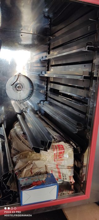 horno de convección a gas de 6 bandejas
