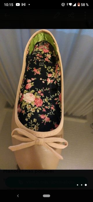 Manoletinas polipiel.