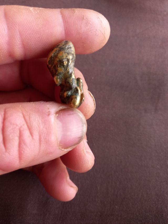 pepita de bronce, no es oro