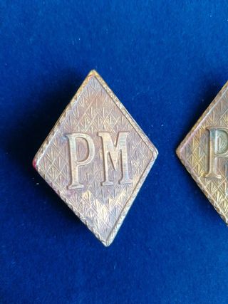 Antiguas insignias Policía Militar España. 