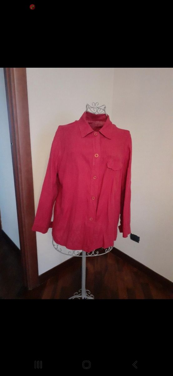 Giacca/camicia in lino 100%