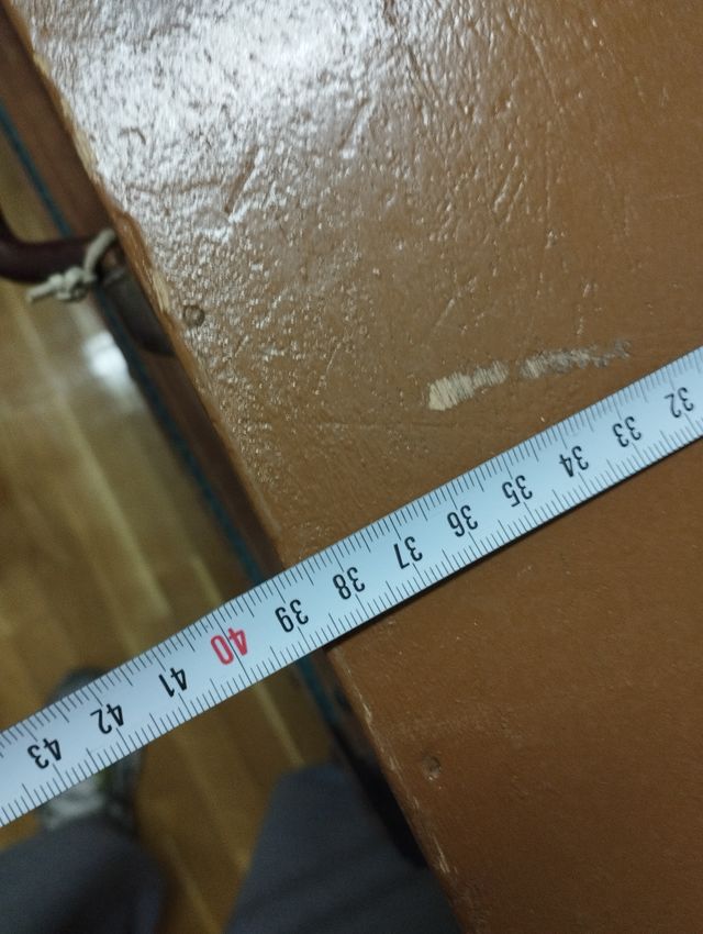 maleta de madera antigua. 63*39*18