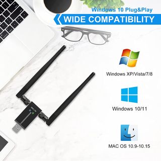 Adaptador Red Wi-Fi Dual Band 5GHz/2.4GHz