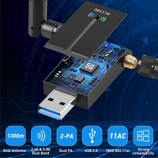 Adaptador Red Wi-Fi Dual Band 5GHz/2.4GHz