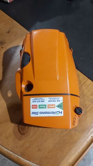 cascarsa  de motosierra.