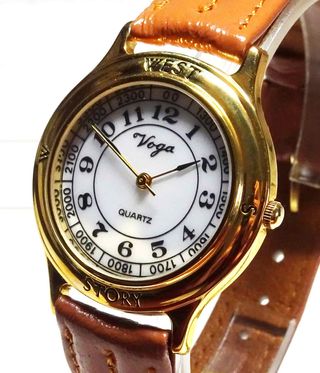 1319-Reloj VOGA - unisex - vintage - NOS