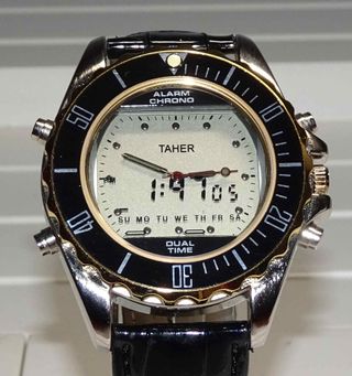 1320-Reloj TAHER-analogico/digital-crono-NOS