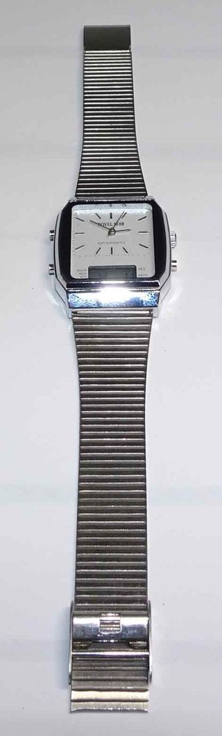 1323-Reloj ROVEL NOIR-cuerda y digital-unisex-NOS