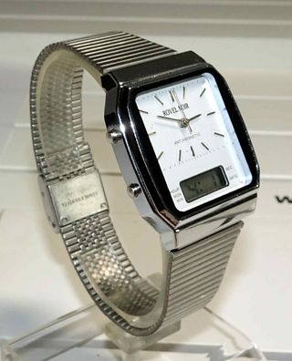 1323-Reloj ROVEL NOIR-cuerda y digital-unisex-NOS