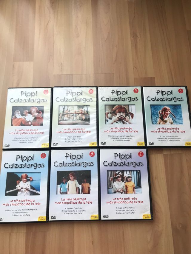Colección entera DVD pipi calzaslargas 