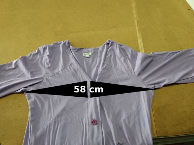 Vestaglia donna Jersey cotone estivo con Bottoni