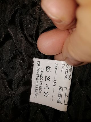 chaqueta de piel unisex