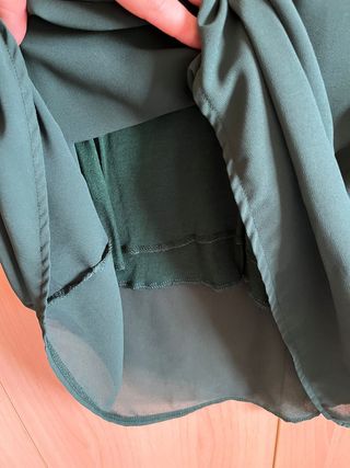 Vestido corto de gasa ideal para ,bodas, comunione