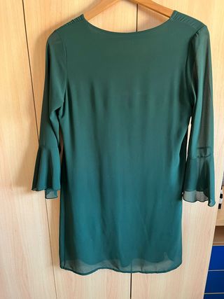 Vestido corto de gasa ideal para ,bodas, comunione