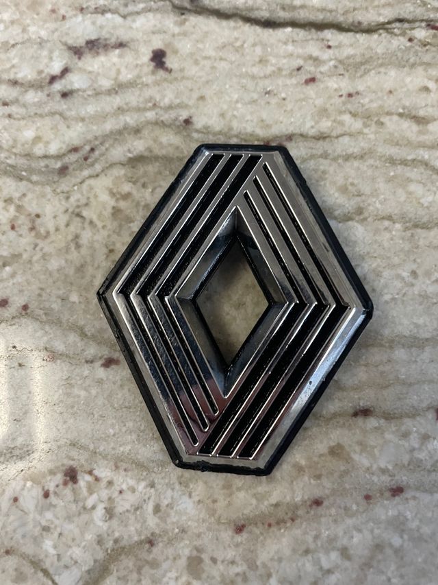Emblema original rombo renault metálico