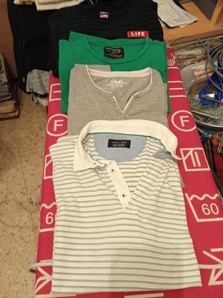 Lote camisetas 4