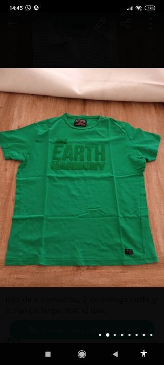 Lote camisetas 4