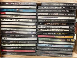 CD's pop, country, .... envío relación