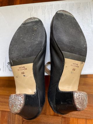 Zapatos de baile flamenco para niña 