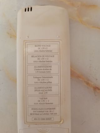 mando a distancia aire acondicionado