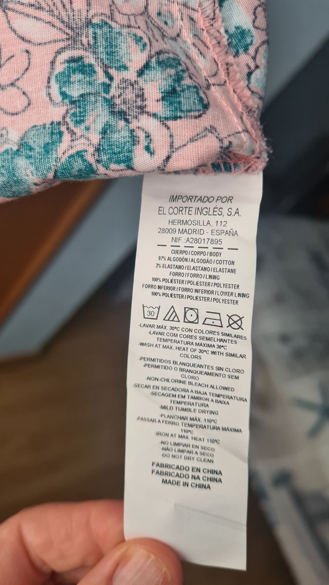 Vestido fiesta joven talla 38