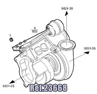 Ref.23668 turbo iveco supercargo         (ml) fki