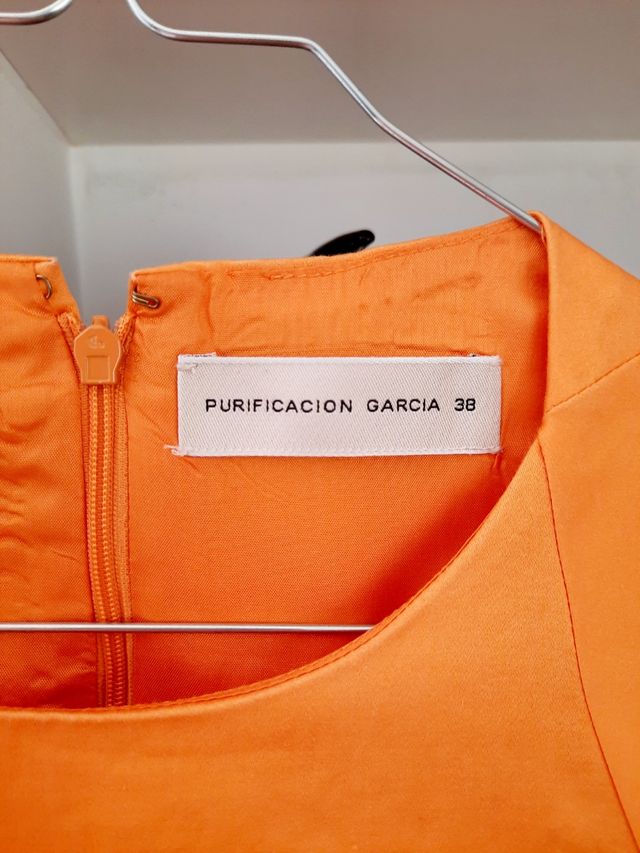 Vestido de cóctel de Purificación García