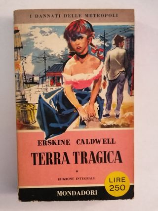 Libro vintage 1956 "Terra tragica" (Caldwell)