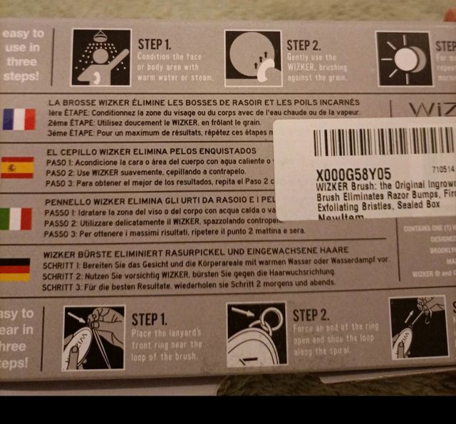 Spazzola esfoliante Wizker