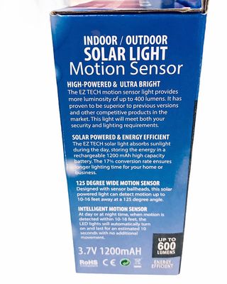 Luz de pared solar  5W con sensor
