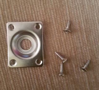 Placa metalica entrada jack les Paul