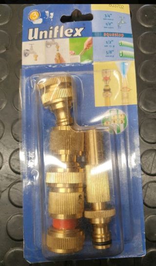 Kit x attacchi gomma in ottone 