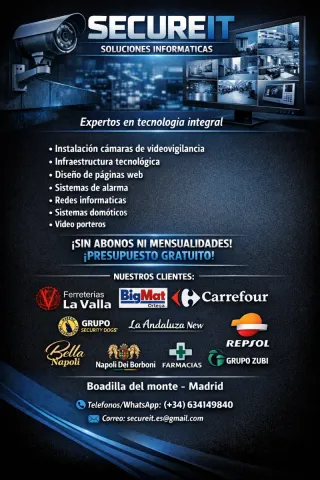 INSTALACION DE CAMARAS DE SEGURIDAD