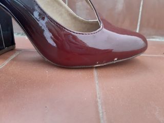 Zapatos tacón ancho