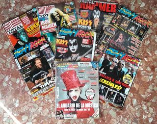 8 revistas heavy rock, guitarra total y metal hamm