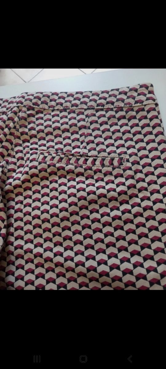 H&M pantaloni motivo geometrico