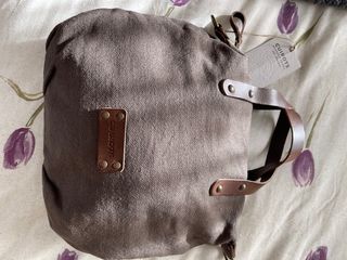 Bolso de Lino y piel
