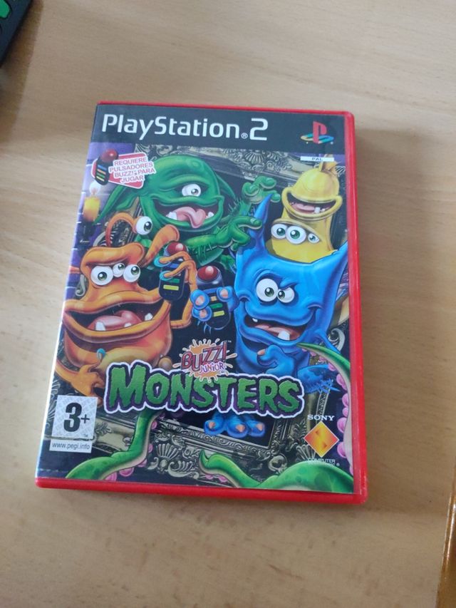 Ps2 Buzz Monsters + mandos del juego incluidos 