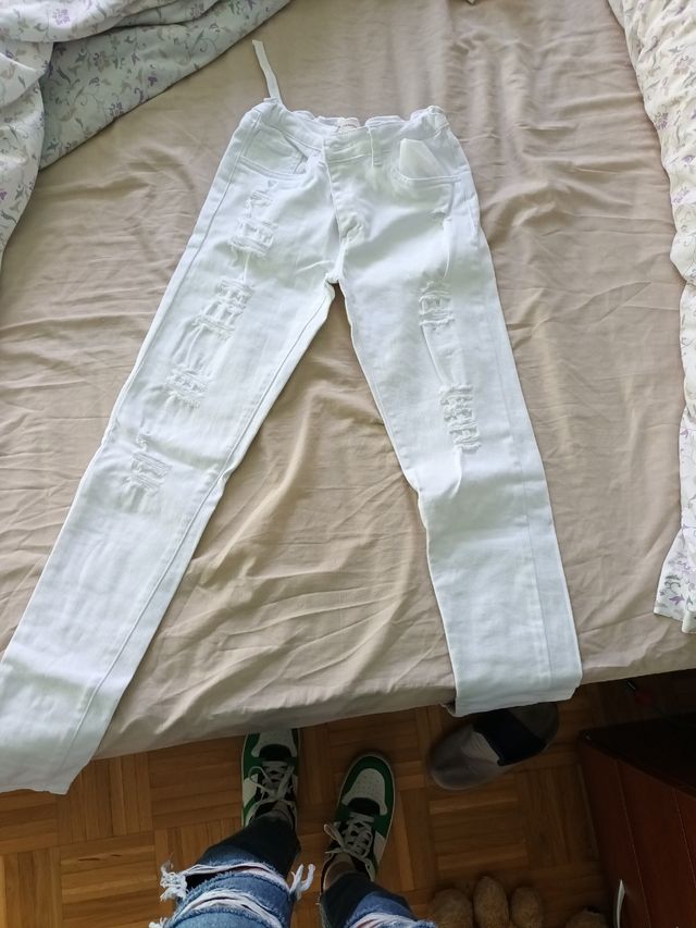 Pantalon Blanco Levis chica