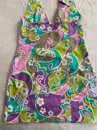 Vestido ZARA escote halter nuevo estilo años 70