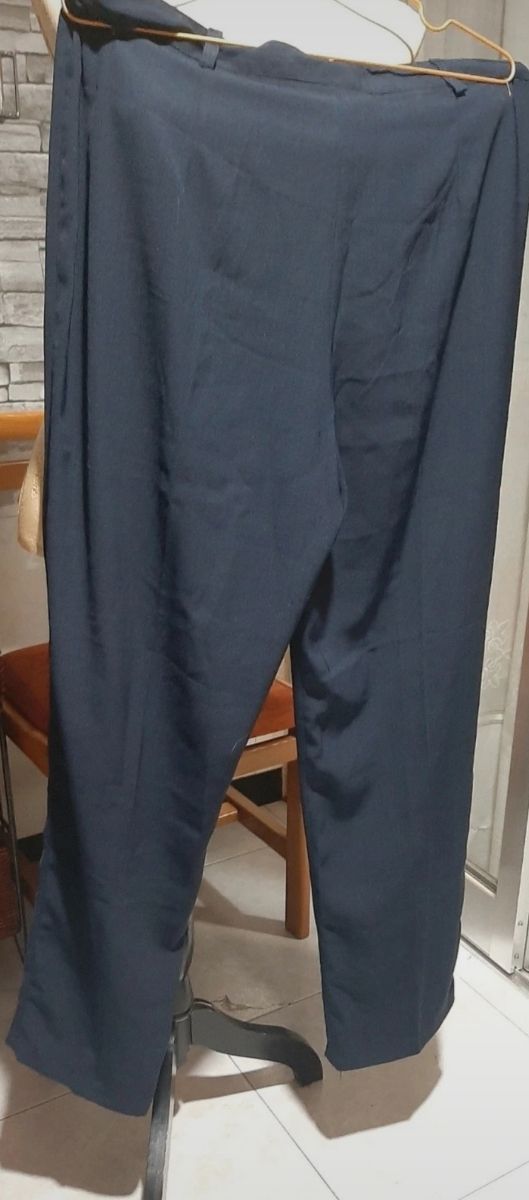 pantalon señora clásico azul marino. t 54