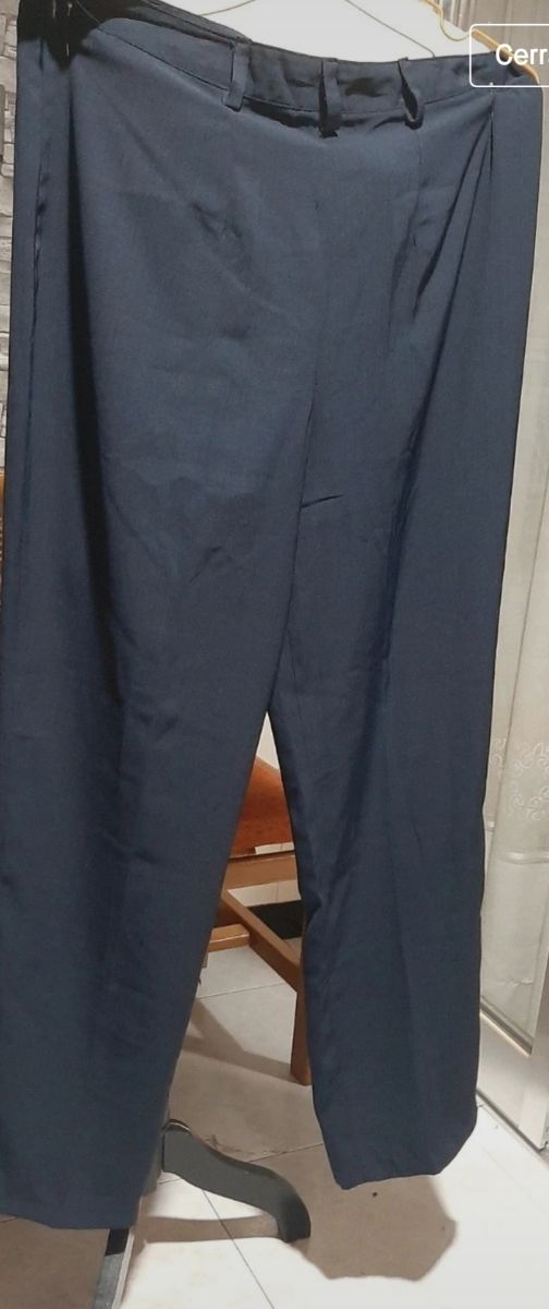 pantalon señora clásico azul marino. t 54