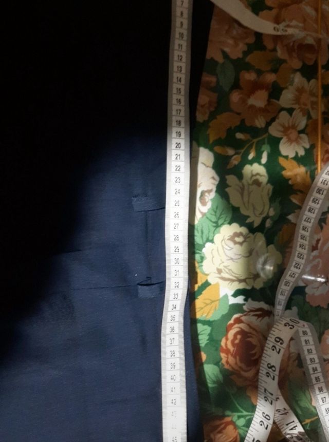 pantalon señora clásico azul marino. t 54