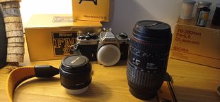 Nikon FM2-Objetivo 50mm-Macro 70/300