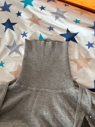 Jersey de punto de cuello alto