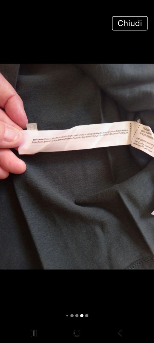 Maglietta cut out verde bottiglia