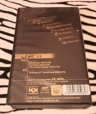 Project Pitchfork LIVE '99 VHS. 