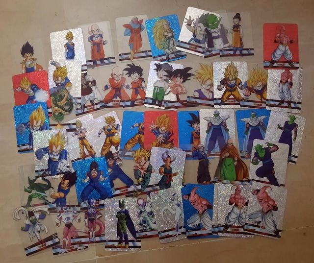 Lote DRAGON BALL Z lamincards (56 ud)