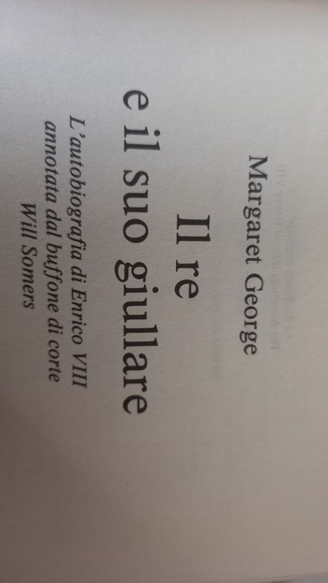 libro "Il re e il giullare"